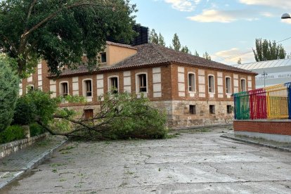 Medina de Rioseco tras el paso de la tormenta