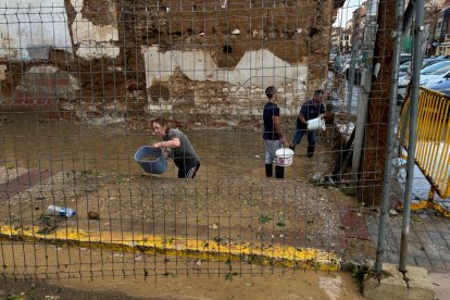 Medina de Rioseco tras el paso de la tormenta