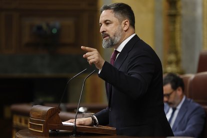 Santiago Abascal (Vox). Foto Bernardo Díaz.