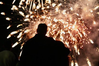 Tercer día de fuegos artificiales en las Fiestas de Valladolid