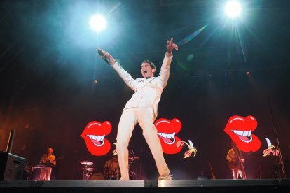 Concierto de Mika en la plaza Mayor de Valladolid en las Fiestas de San Lorenzo