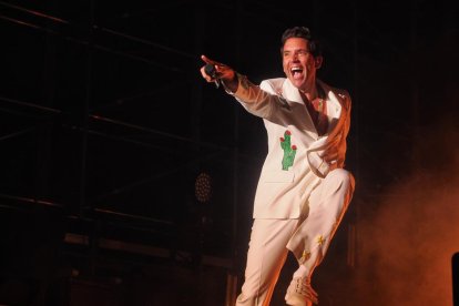 Concierto de Mika en la plaza Mayor de Valladolid en las Fiestas de San Lorenzo