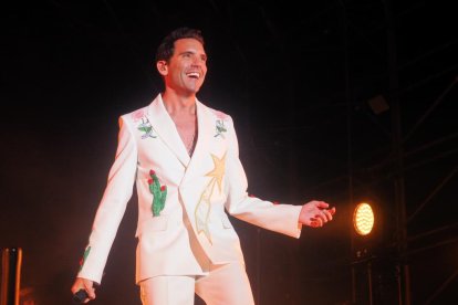 Concierto de Mika en la plaza Mayor de Valladolid en las Fiestas de San Lorenzo