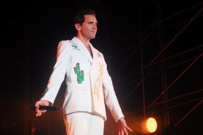 Concierto de Mika en la plaza Mayor de Valladolid en las Fiestas de San Lorenzo