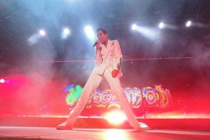 Concierto de Mika en la plaza Mayor de Valladolid en las Fiestas de San Lorenzo