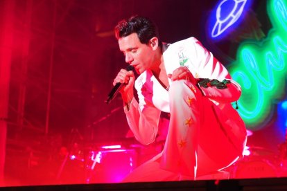 Concierto de Mika en la plaza Mayor de Valladolid en las Fiestas de San Lorenzo