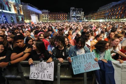 Concierto de Mika en la plaza Mayor de Valladolid en las Fiestas de San Lorenzo