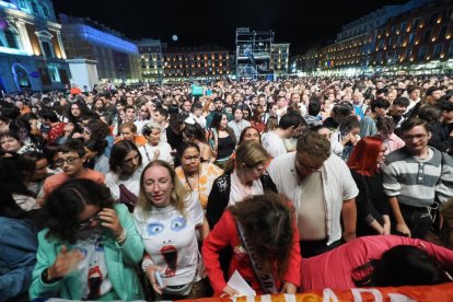 Concierto de Mika en la plaza Mayor de Valladolid en las Fiestas de San Lorenzo