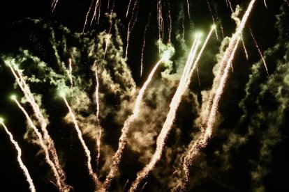 Tercer día de fuegos artificiales en las Fiestas de Valladolid.