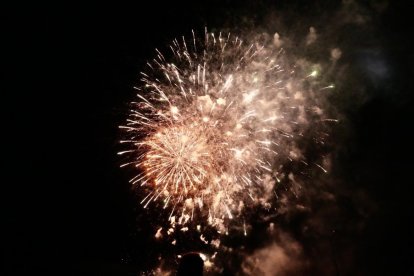 Tercer día de fuegos artificiales en las Fiestas de Valladolid.