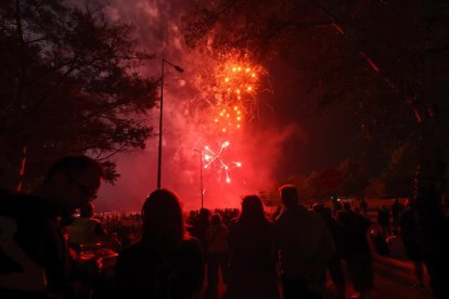 Cuarto día de fuegos artificiales en las Fiestas de Valladolid