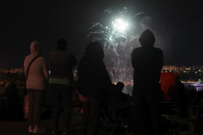 Quinto día de fuegos artificiales de las Fiestas de Valladolid