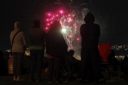 Quinto día de fuegos artificiales de las Fiestas de Valladolid