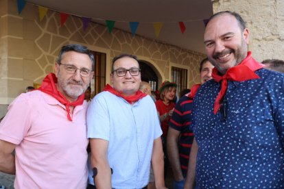 El portavoz socialista, Francisco Ferreira (izquierda), junto al ex alcalde de Tudela, Luis Javier Gómez Potente