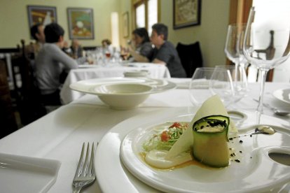 Comedor de Don Bacalao que ahora gestionarán los dos hosteleros vallisoletanos.