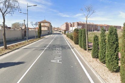 Avenida de Valladolid en Tordesillas