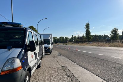 Control de la Policía Municipal en Valladolid