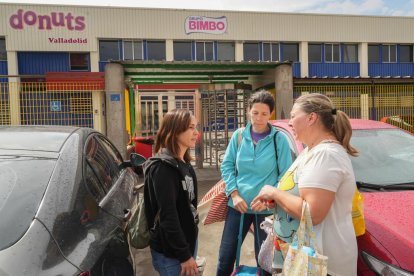 Elisa Delgado, Alicia Pico y Noelia Andrés, tres trabajadoras de Bimbo con más de 20 años de antigüedad.