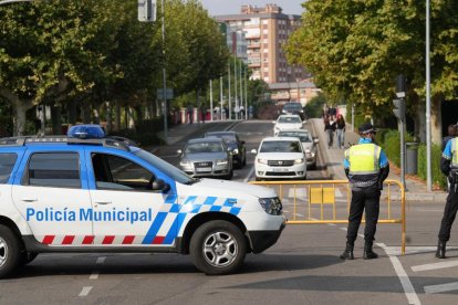 Restricciones de paso en la plaza del Poniente en el Día Sin Coche