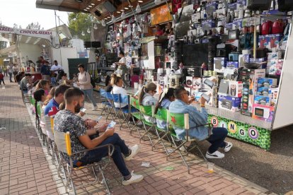 Último día de carruseles en el Real de la Feria de Valladolid.