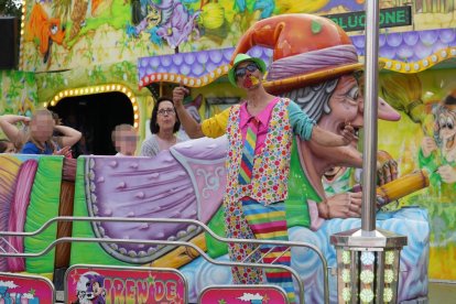 Último día de carruseles en el Real de la Feria de Valladolid.