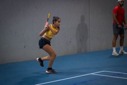 Marta Santos durante el torneo