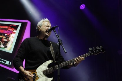 Hombres G en concierto, en las instalaciones de la antigua Hípica