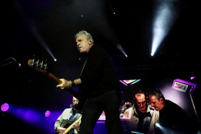 Hombres G en concierto, en las instalaciones de la antigua Hípica