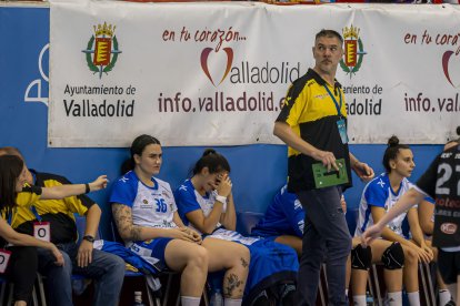 Salva Puig durante el duelo de la EHF European Cup.