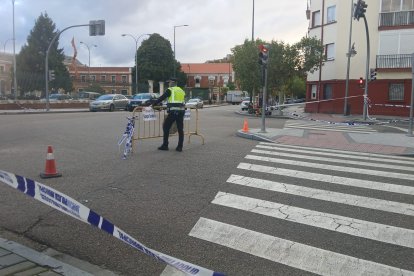 Corte en la calle Estación del Norte por el riesgo del huracán 'Kirk'