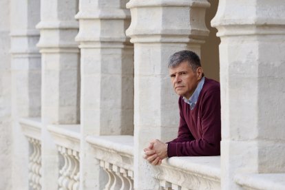 Roberto Matesanz Gascón, en el Palacio de Santa Cruz de Valladolid.