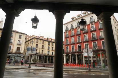 Imagen de la plaza de Fuente Dorada en la actualidad.