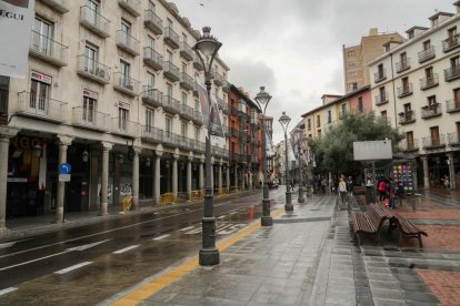 Imagen de la plaza de Fuente Dorada en la actualidad.