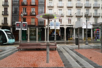 Imagen de la plaza de Fuente Dorada en la actualidad.