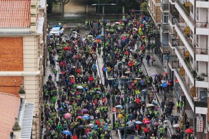 Marcha contra el cáncer en la ciudad de Valladolid.