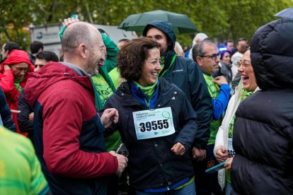 Marcha contra el cáncer en la ciudad de Valladolid.