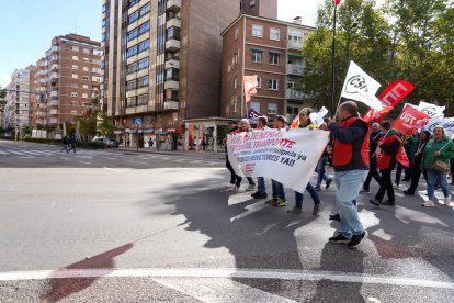 Huelga de conductores de autobuses en AUVASA.