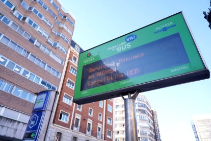 Huelga de conductores de autobuses en AUVASA.