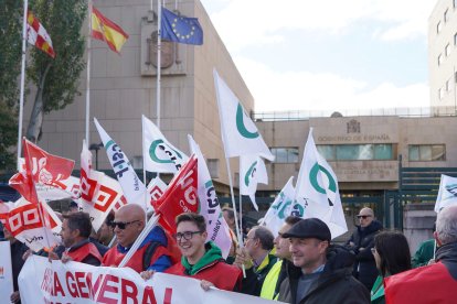 Huelga de conductores de autobuses en Auvasa.