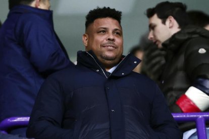 Ronaldo Nazário, en el palco de Zorrilla.