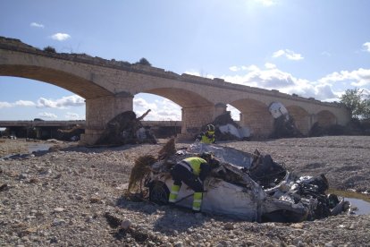 Bomberos de Valladolid en la DANA de Valencia.