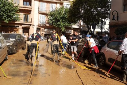 Bomberos de Valladolid en la DANA de Valencia.