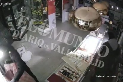 Robo en la joyería de plaza España de Valladolid