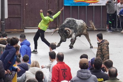 Encierro de la Fiesta de la Salchicha de Zaratán.