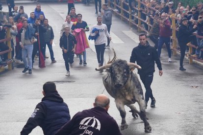 Encierro de la Fiesta de la Salchicha de Zaratán.