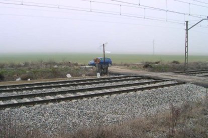 Paso a nivel de Matapozuelos.