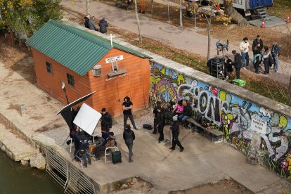 Rodaje de la serie 'Cochinas' de Prime en Valladolid