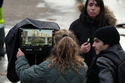 Rodaje de la serie 'Cochinas' de Prime en Valladolid