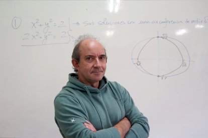 Eduardo Izquierdo, profesor de matemáticas en el IES Río Duero en Tudela de Duero.