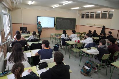 Eduardo Izquierdo, profesor de matemáticas en el IES Río Duero en Tudela de Duero.